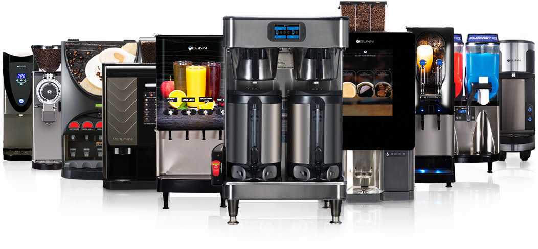 Bunn Commercial Coffee Makers, machines, beverage equipment, supplies, accessories